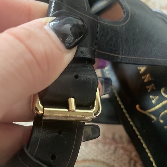 Low Block Ankle Strap Heeled Sandals - Picture 5 of 7